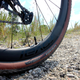 A photo of the tire on the Specialized e-bike.